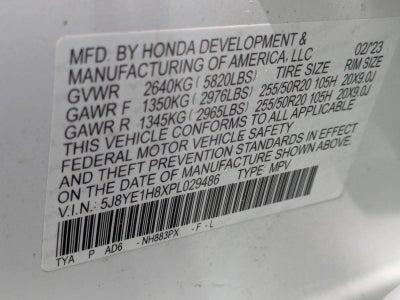 2023 Acura MDX SH-AWD w/Advance Package