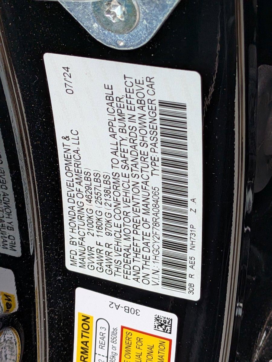 2024 Honda Accord Hybrid Sport-L Sedan