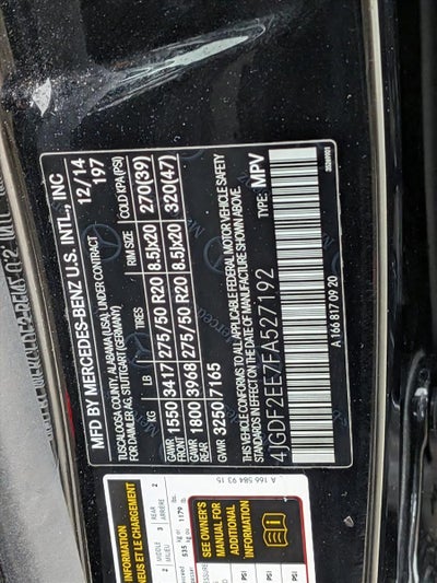 2015 Mercedes-Benz GL-Class GL 350 BlueTEC SUV