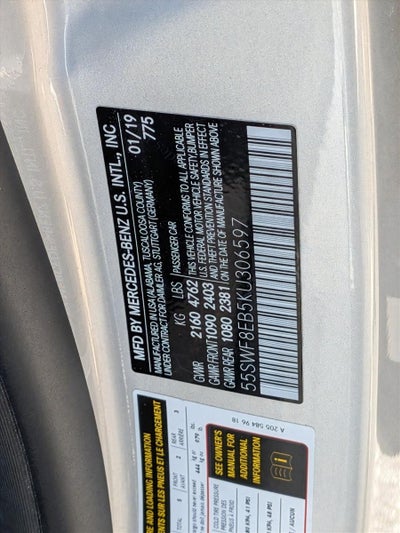 2019 Mercedes-Benz C-Class C 300 4MATIC® Sedan