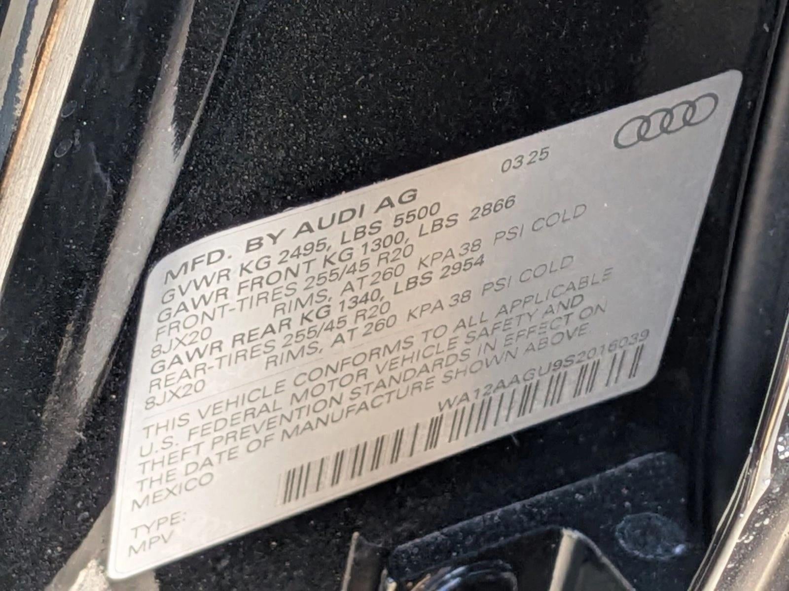 2025 Audi Q5 Premium Plus 2.0 TFSI quattro