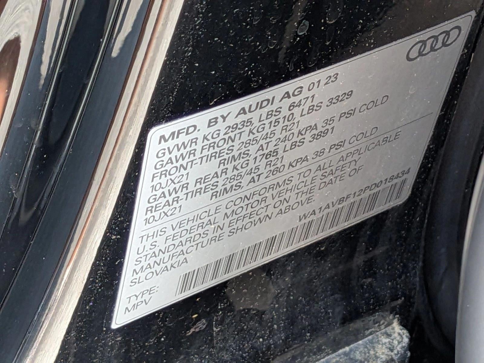 2023 Audi Q8 Premium 55 TFSI quattro