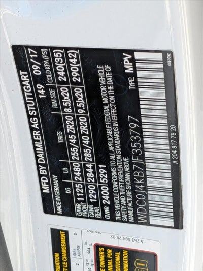 2018 Mercedes-Benz GLC GLC 300 4MATIC® Coupe