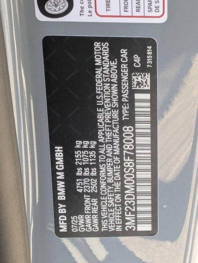 2025 BMW M2 M2 Coupe