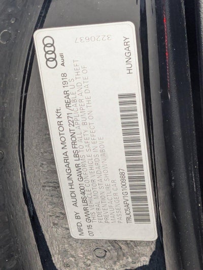 2016 Audi TT S tronic quattro