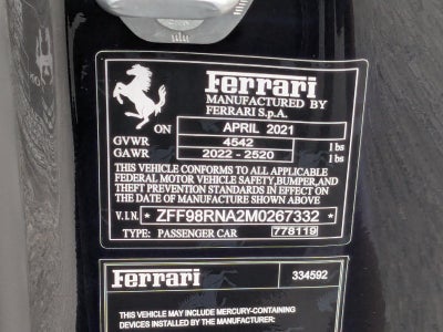 2021 Ferrari Roma Coupe