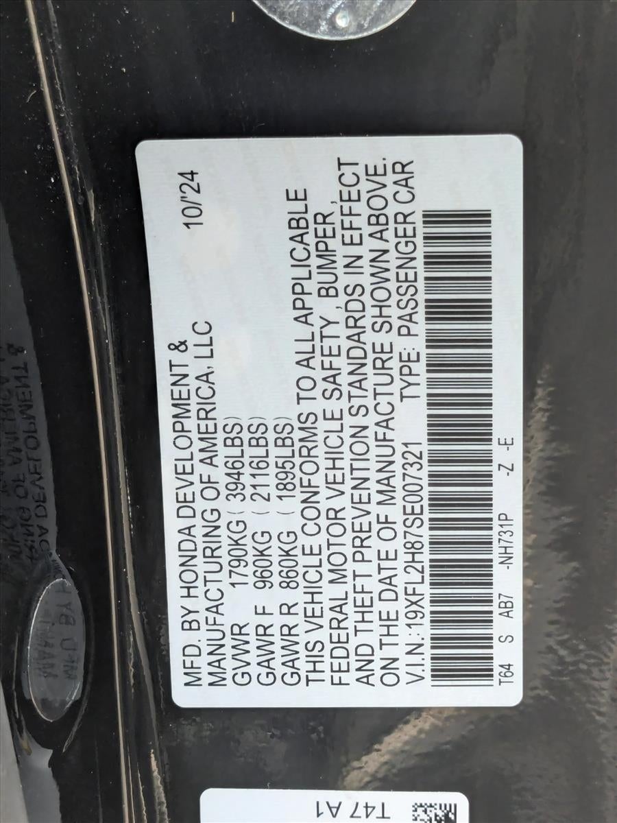 2025 Honda Civic Hatchback Sport