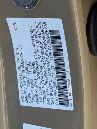 2025 Honda Civic Hatchback Sport CVT