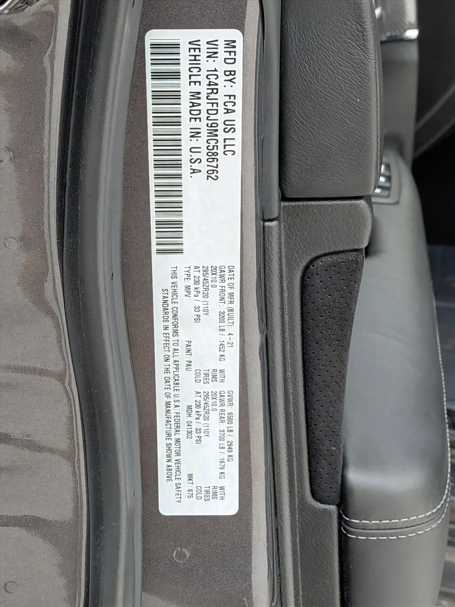 2021 Jeep Grand Cherokee SRT 4x4