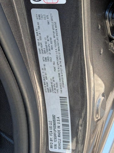 2025 RAM 1500 RHO 4x4 Crew Cab 5'7" Box