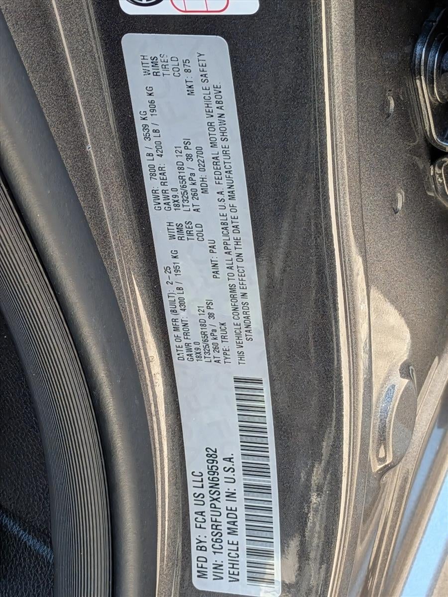 2025 RAM 1500 RHO 4x4 Crew Cab 5'7" Box