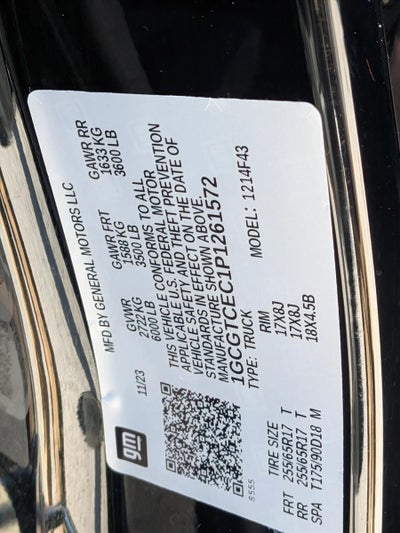 2023 Chevrolet Colorado Crew Cab Short Box 4-Wheel Drive LT