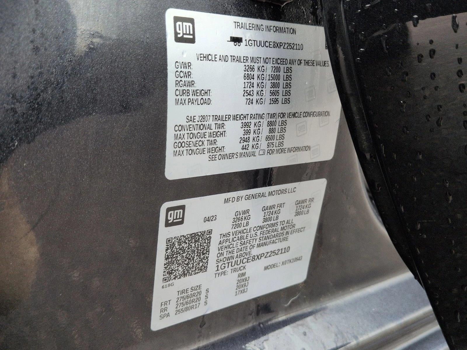 2023 GMC Sierra 1500 Crew Cab Short Box 4-Wheel Drive Elevation 3SB