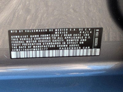 2015 Volkswagen Golf 4dr HB Auto TSI S