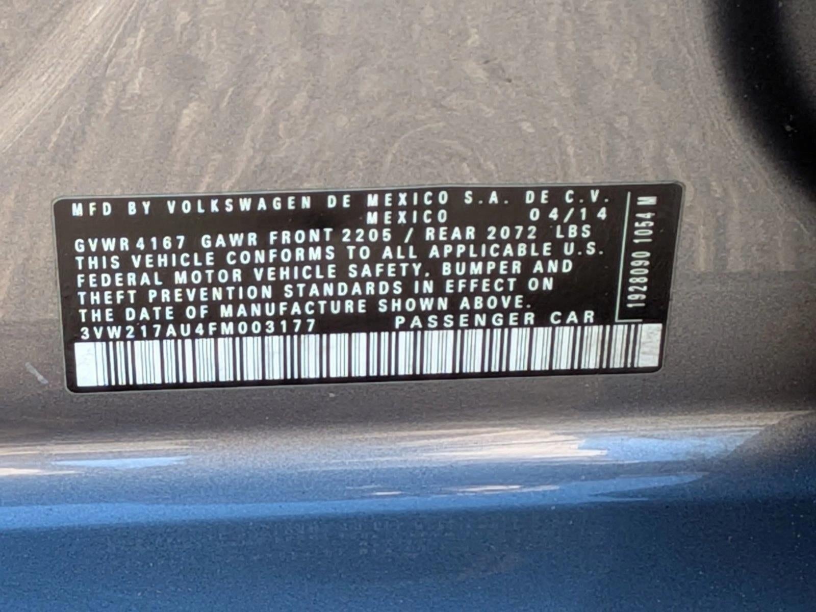 2015 Volkswagen Golf 4dr HB Auto TSI S