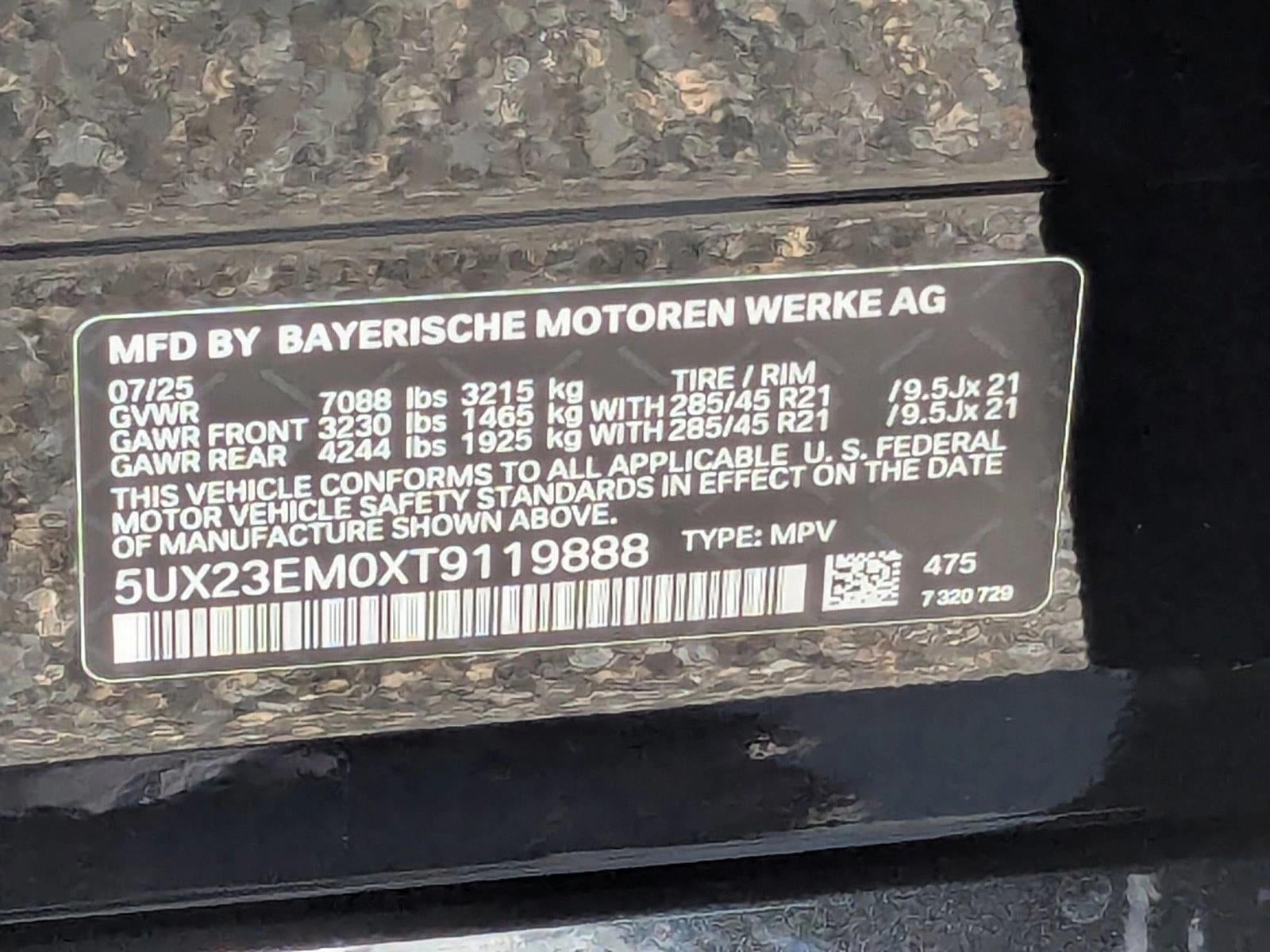 2026 BMW X7 xDrive40i Sports Activity Vehicle