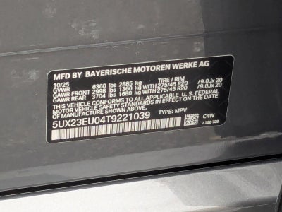 2026 BMW X5 xDrive40i Sports Activity Vehicle