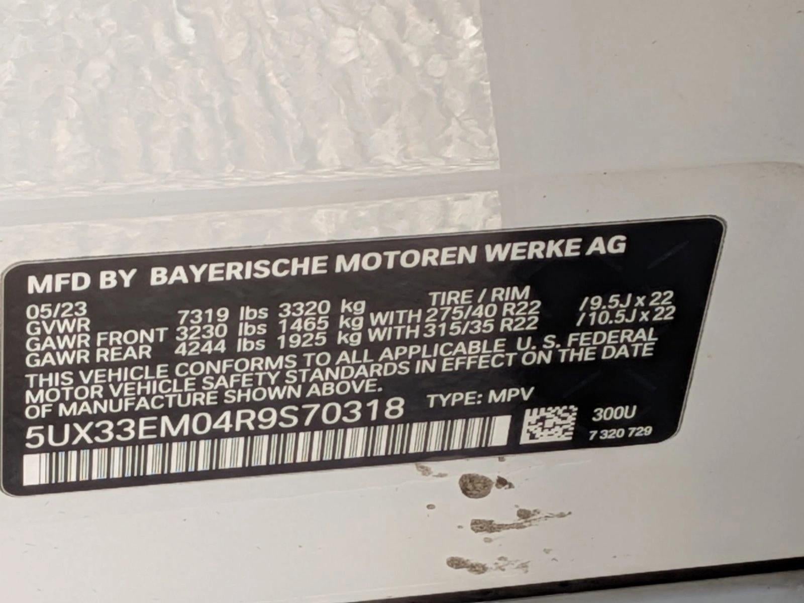 2024 BMW X7 M60i Sports Activity Vehicle