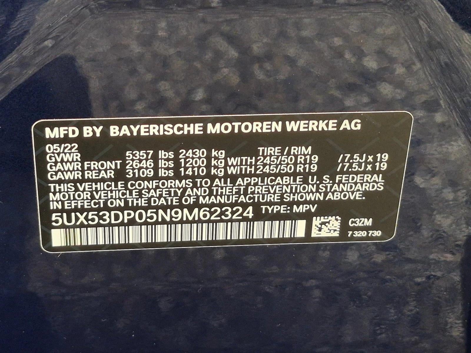 2022 BMW X3 xDrive30i Sports Activity Vehicle