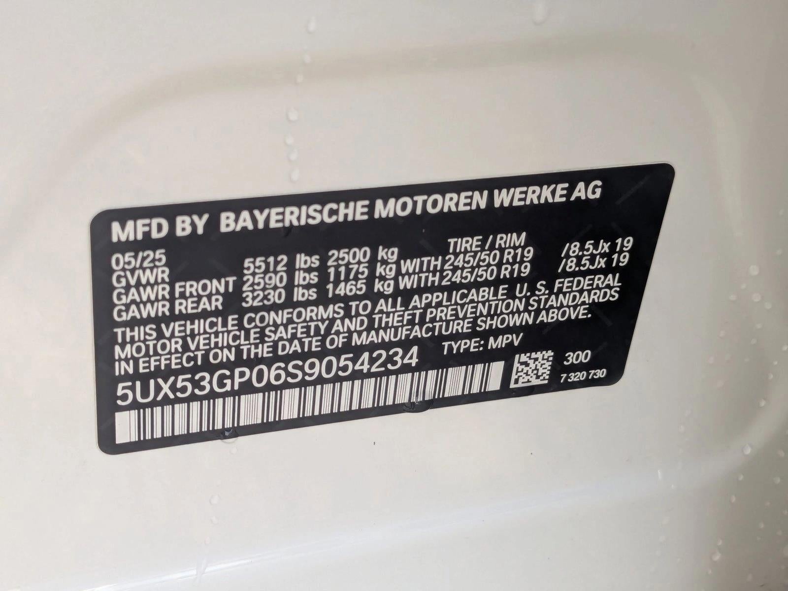 2025 BMW X3 30 xDrive Sports Activity Vehicle