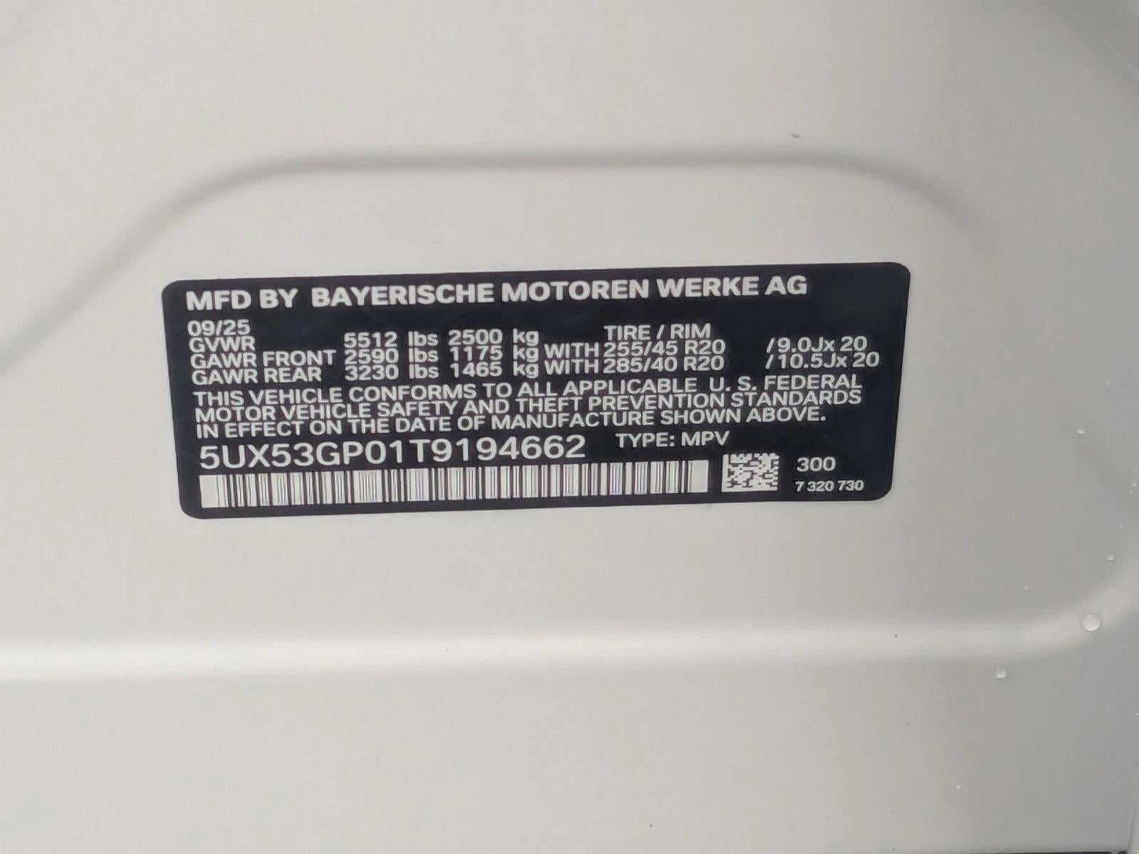 2026 BMW X3 30 xDrive Sports Activity Vehicle