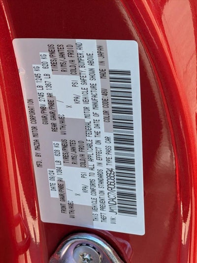 2024 Mazda Mazda MX-5 Miata Club Manual
