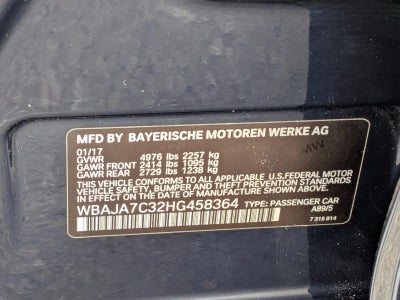 2017 BMW 530i xDrive Sedan