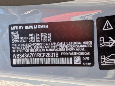 2024 BMW M4 M4 Competition xDrive Coupe