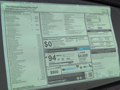 2026 BMW i4 Gran Coupe