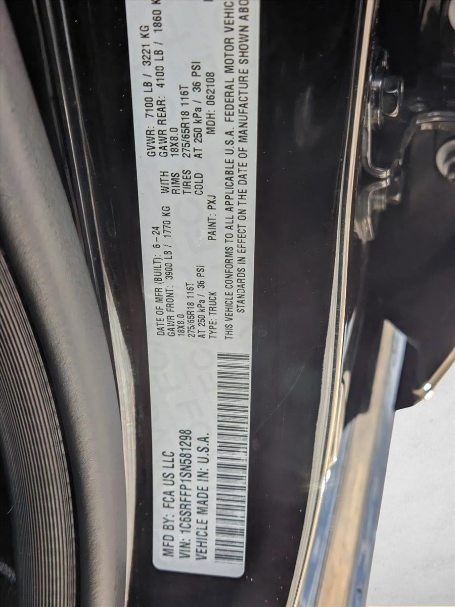 2025 RAM 1500 Big Horn 4x4 Crew Cab 5'7" Box