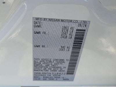 2025 Nissan Altima SV FWD