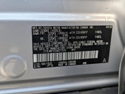 2025 Toyota RAV4 Hybrid LE AWD (Natl)