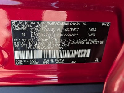 2025 Toyota RAV4 XLE AWD (Natl)