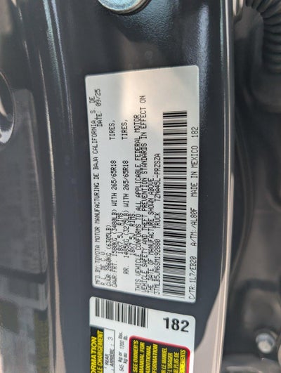 2025 Toyota Tacoma 4WD 4WD Limited Double Cab 5' Bed AT (Natl)