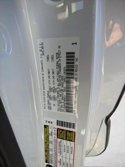 2024 Toyota Tacoma 2WD 2WD SR XtraCab 6' Bed AT (GS)