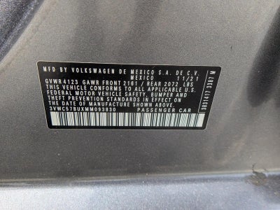 2021 Volkswagen Jetta SE Auto