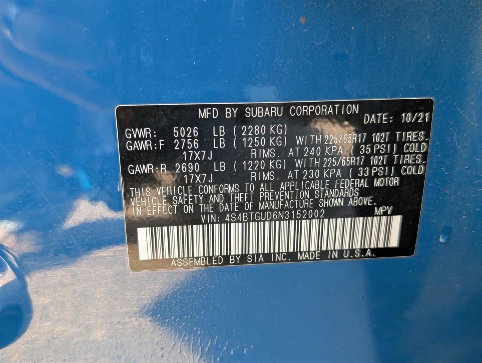 2022 Subaru Outback Wilderness CVT