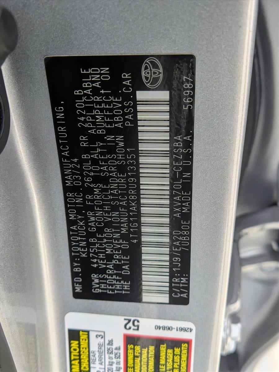 2024 Toyota Camry SE Auto (Natl)