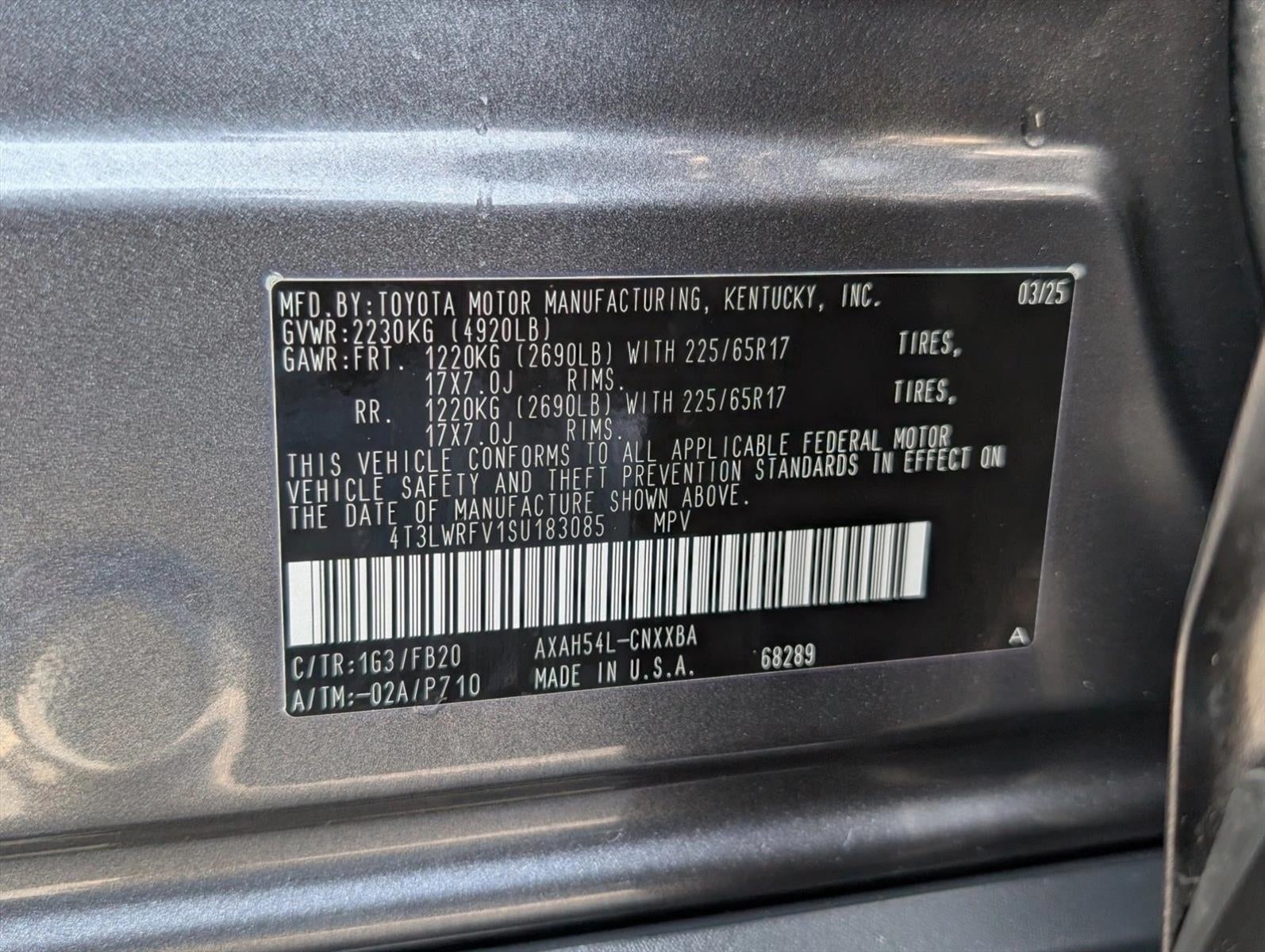 2025 Toyota RAV4 Hybrid LE AWD (Natl)