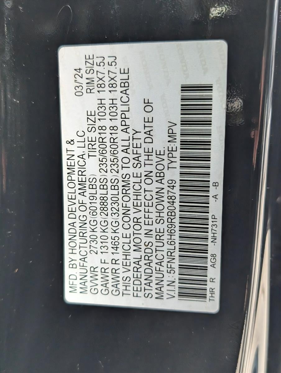 2024 Honda Odyssey EX-L Auto