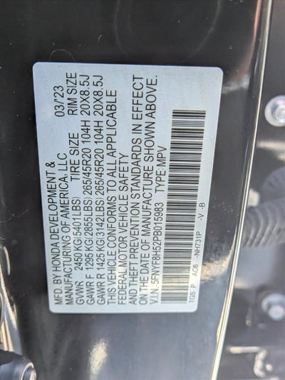 2023 Honda Passport EX-L AWD