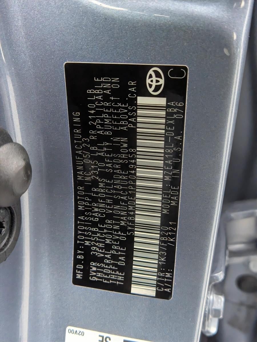 2023 Toyota Corolla LE CVT (Natl)