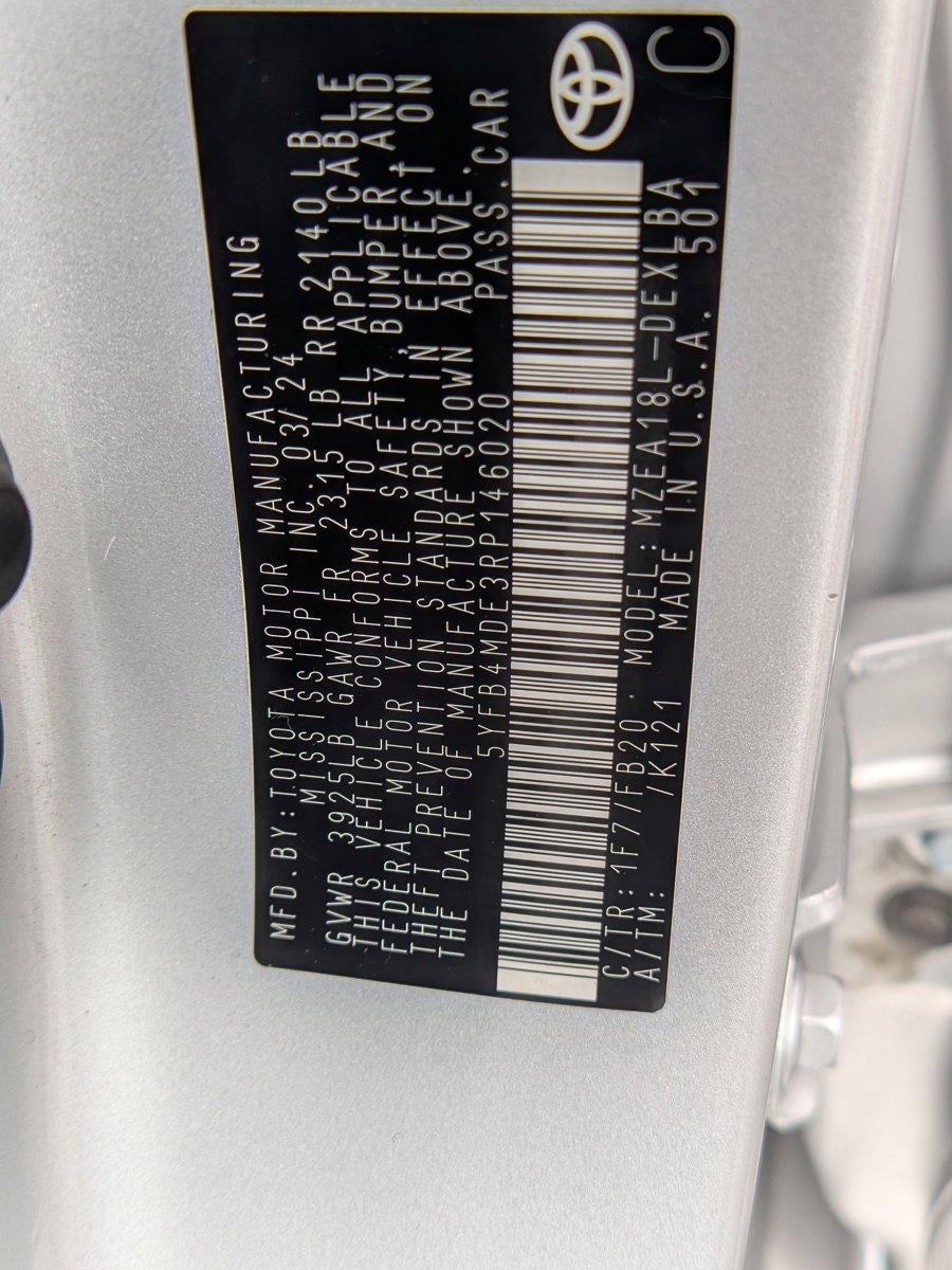2024 Toyota Corolla LE CVT (Natl)