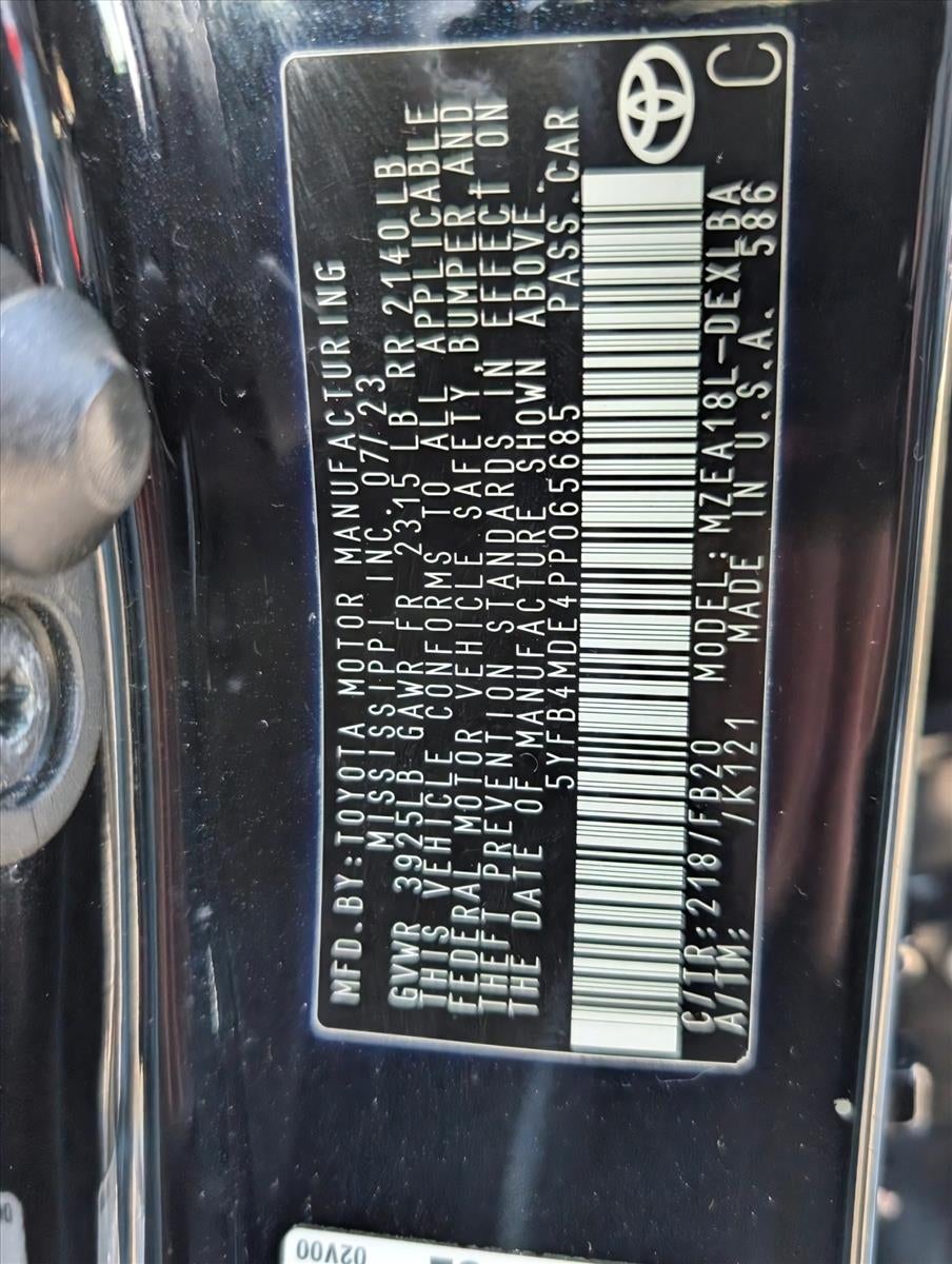 2023 Toyota Corolla LE CVT (Natl)