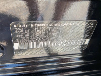 2019 Mitsubishi Outlander ES FWD