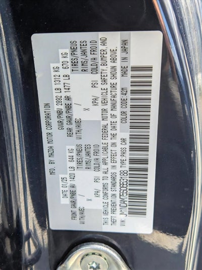 2025 Mazda Mazda MX-5 Miata RF Grand Touring Auto