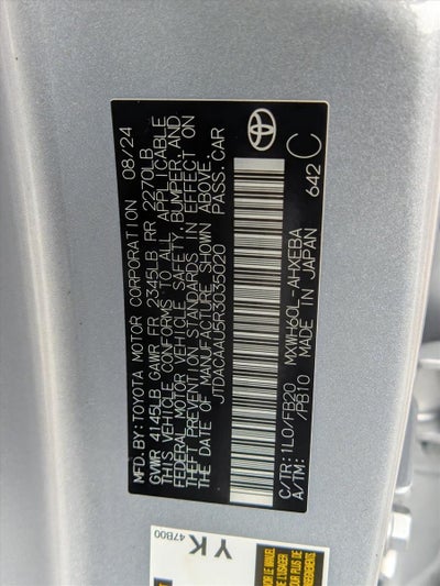 2024 Toyota Prius LE (Natl)