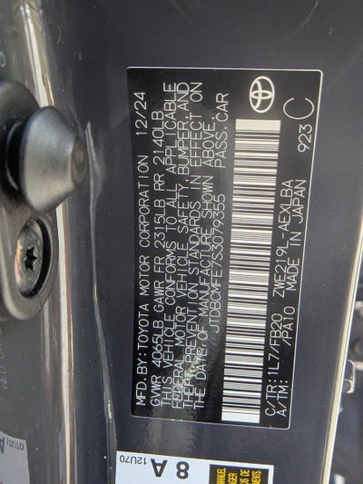 2025 Toyota Corolla Hybrid LE FWD (Natl)