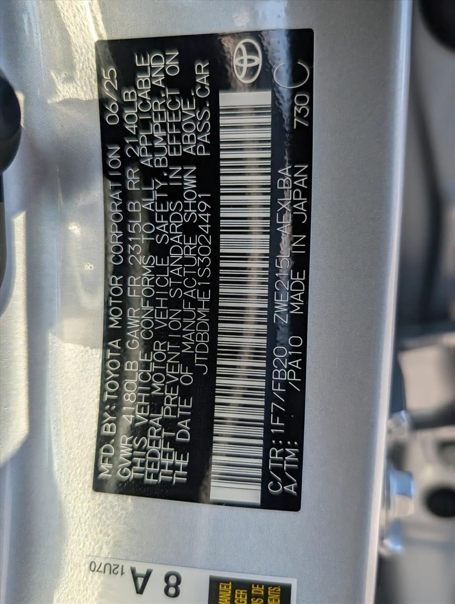 2025 Toyota Corolla Hybrid LE AWD (Natl)