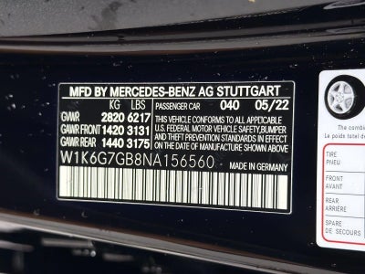 2022 Mercedes-Benz S-Class S 580 4MATIC® Sedan